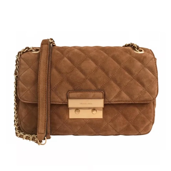 Michael Michael Kors Sloan large suede shoulder bag